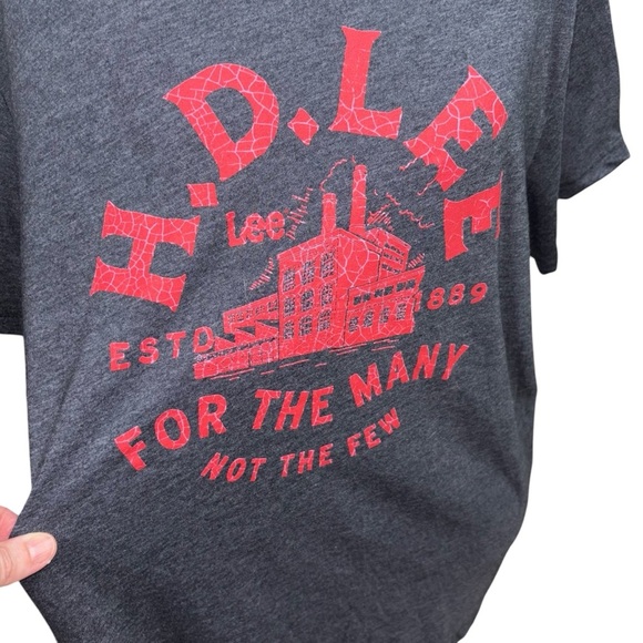 Lee Women's Size XL Crew Neck T-Shirt Top NWT H.D.Lee For the Many Not the Few - Picture 3 of 7
